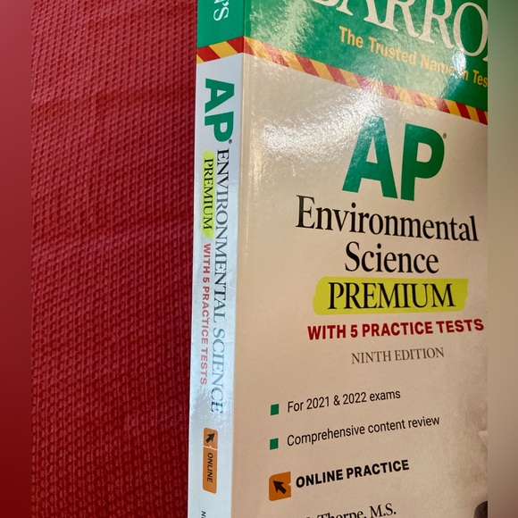 Barron’s AP Environmental Science Premium Test Prep Book - Picture 3 of 9